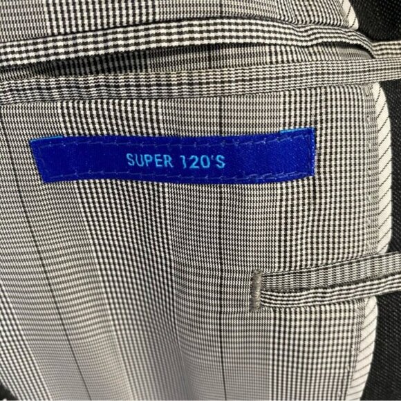 EGARA Slim Fit Charcoal Gray Dress Coat - 34 Short - Picture 9 of 10